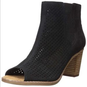 *LIKE NEW* TOMS Majorca Peep Tor Bootie